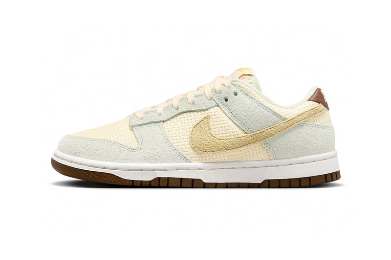 Nike 推出全新麻布絨面革混合材質 Dunk Low 鞋款