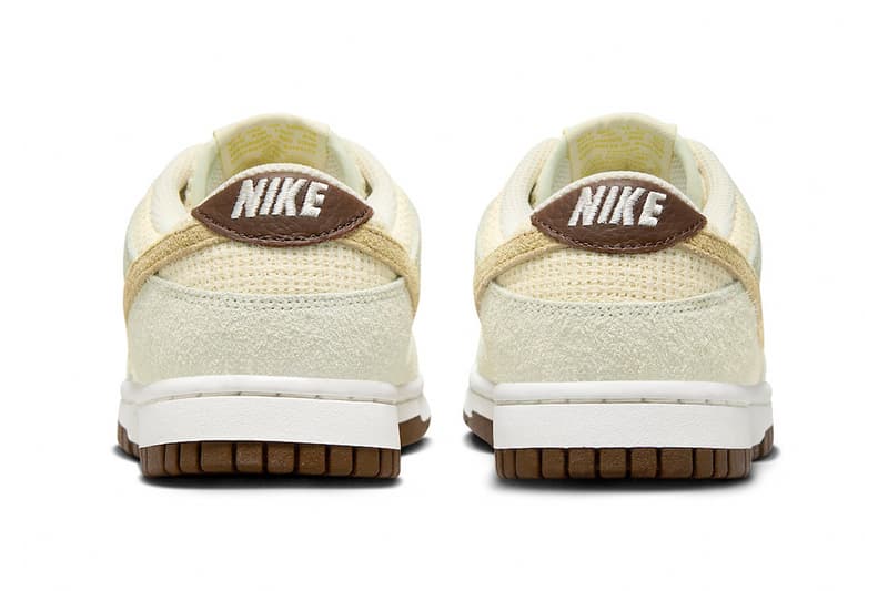 Nike 推出全新麻布絨面革混合材質 Dunk Low 鞋款