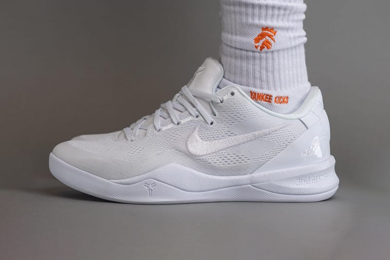 率先上腳 Nike Kobe 8 Protro 最新配色「Triple White」