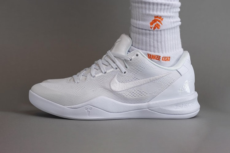 率先上腳 Nike Kobe 8 Protro 最新配色「Triple White」