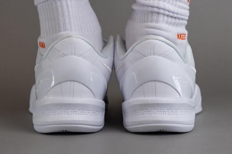 率先上腳 Nike Kobe 8 Protro 最新配色「Triple White」