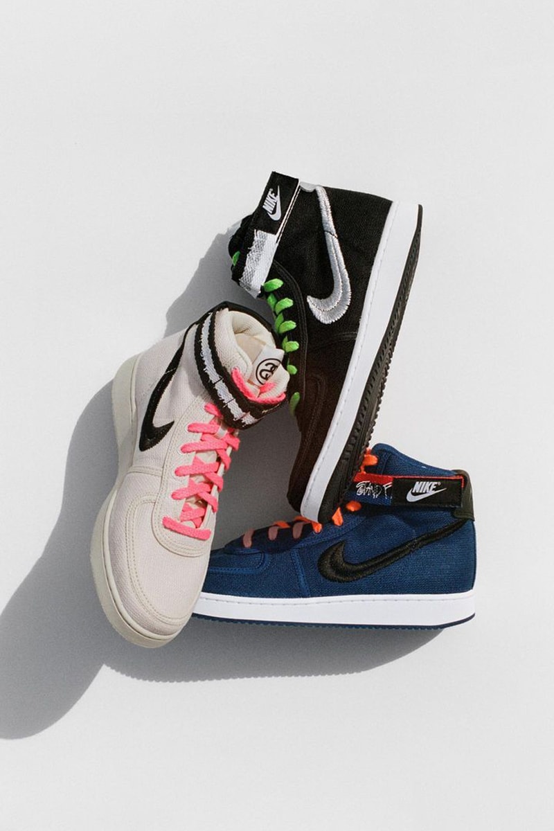 Stüssy x Nike Vandal High 最新聯名系列鞋款完整登場