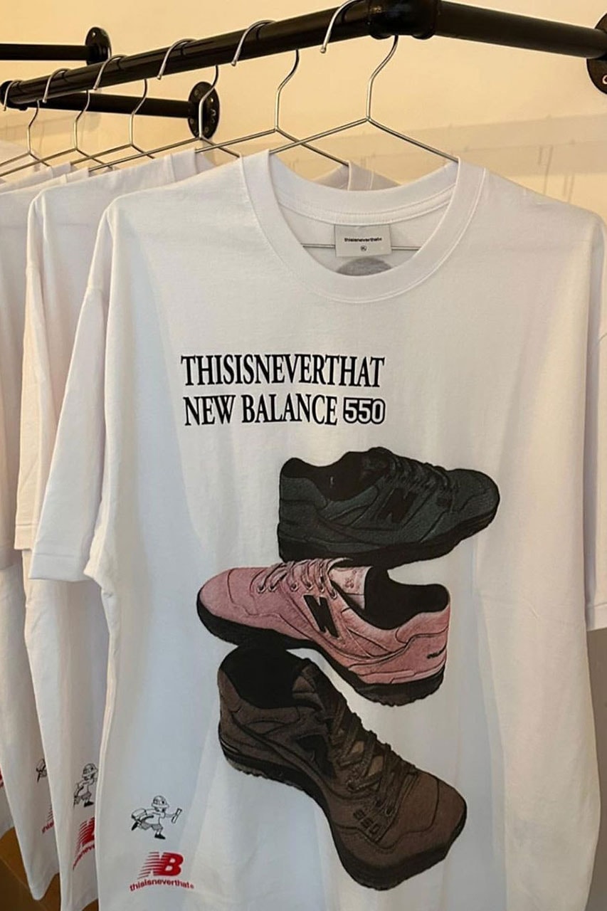 近賞 thisisneverthat x New Balance 550 最新聯名系列鞋款