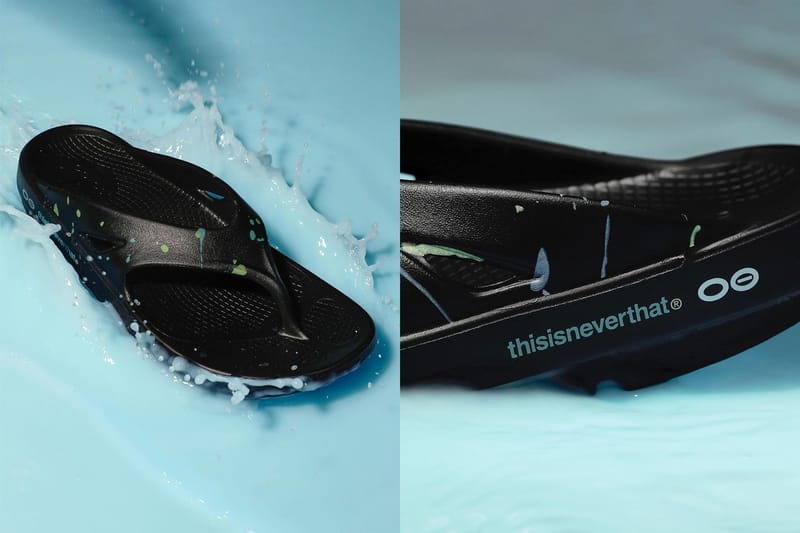thisisneverthat x OOFOS 全新聯名系列鞋款正式發佈
