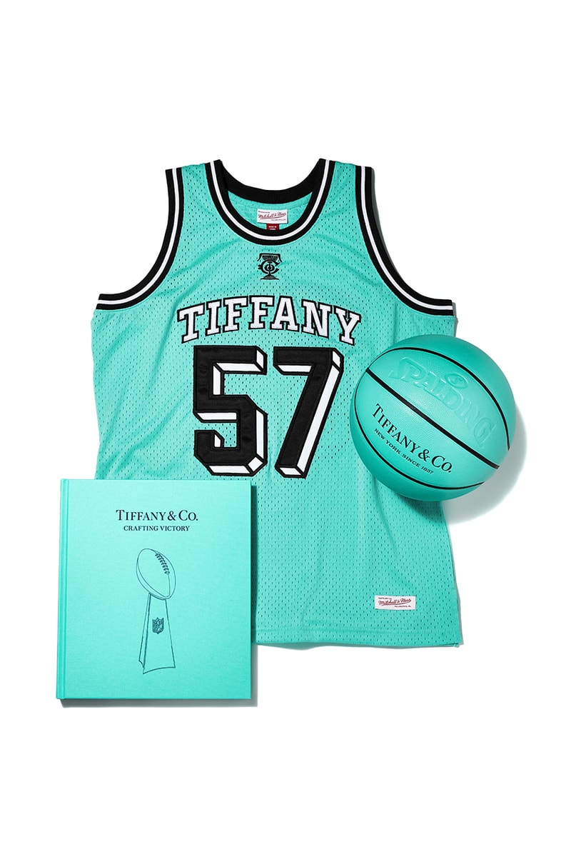 Tiffany & Co. x Mitchell & Ness x Spalding 聯名系列球衣發佈