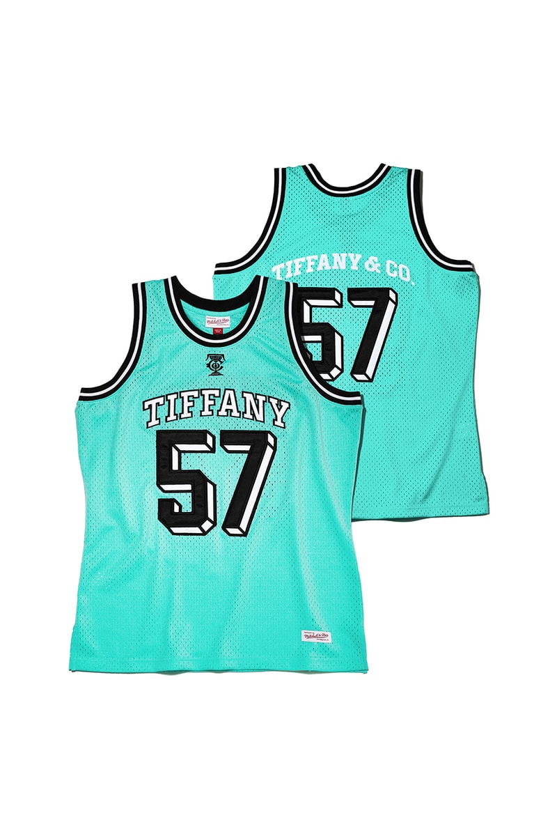 Tiffany & Co. x Mitchell & Ness x Spalding 聯名系列球衣發佈