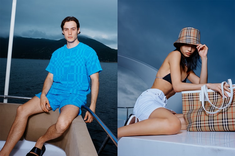 Burberry 推出夏日泳裝系列,致敬經典格紋