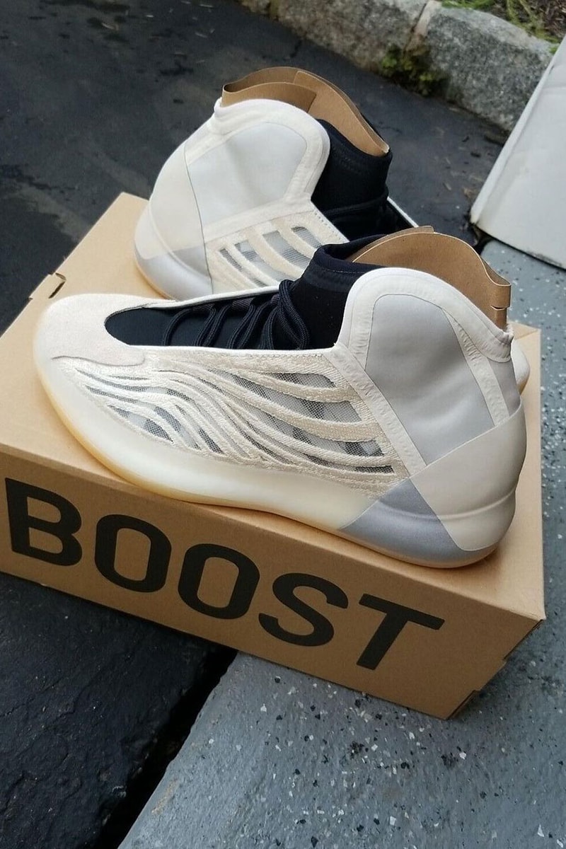 adidas YEEZY QNTM 最新奶油色籃球鞋款率先曝光