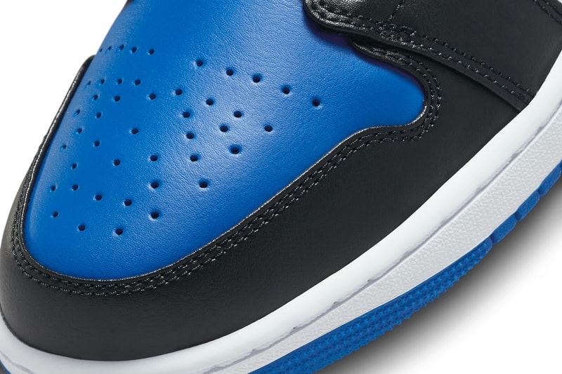 率先近賞 Air Jordan 1 Low 最新配色「Royal Toe」