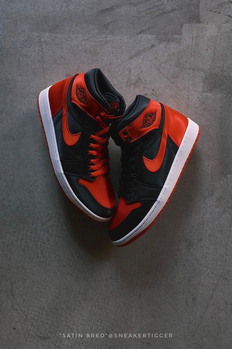 Air Jordan 1「Satin Bred」最新復刻鞋款細節圖輯公開