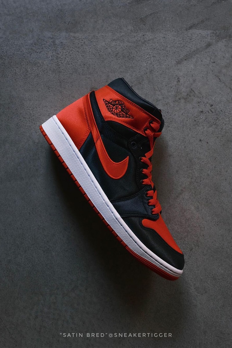 Air Jordan 1「Satin Bred」最新復刻鞋款細節圖輯公開