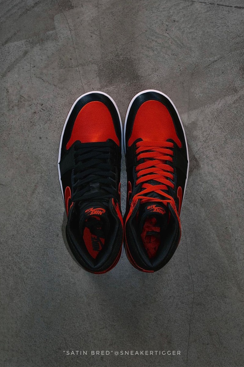 Air Jordan 1「Satin Bred」最新復刻鞋款細節圖輯公開