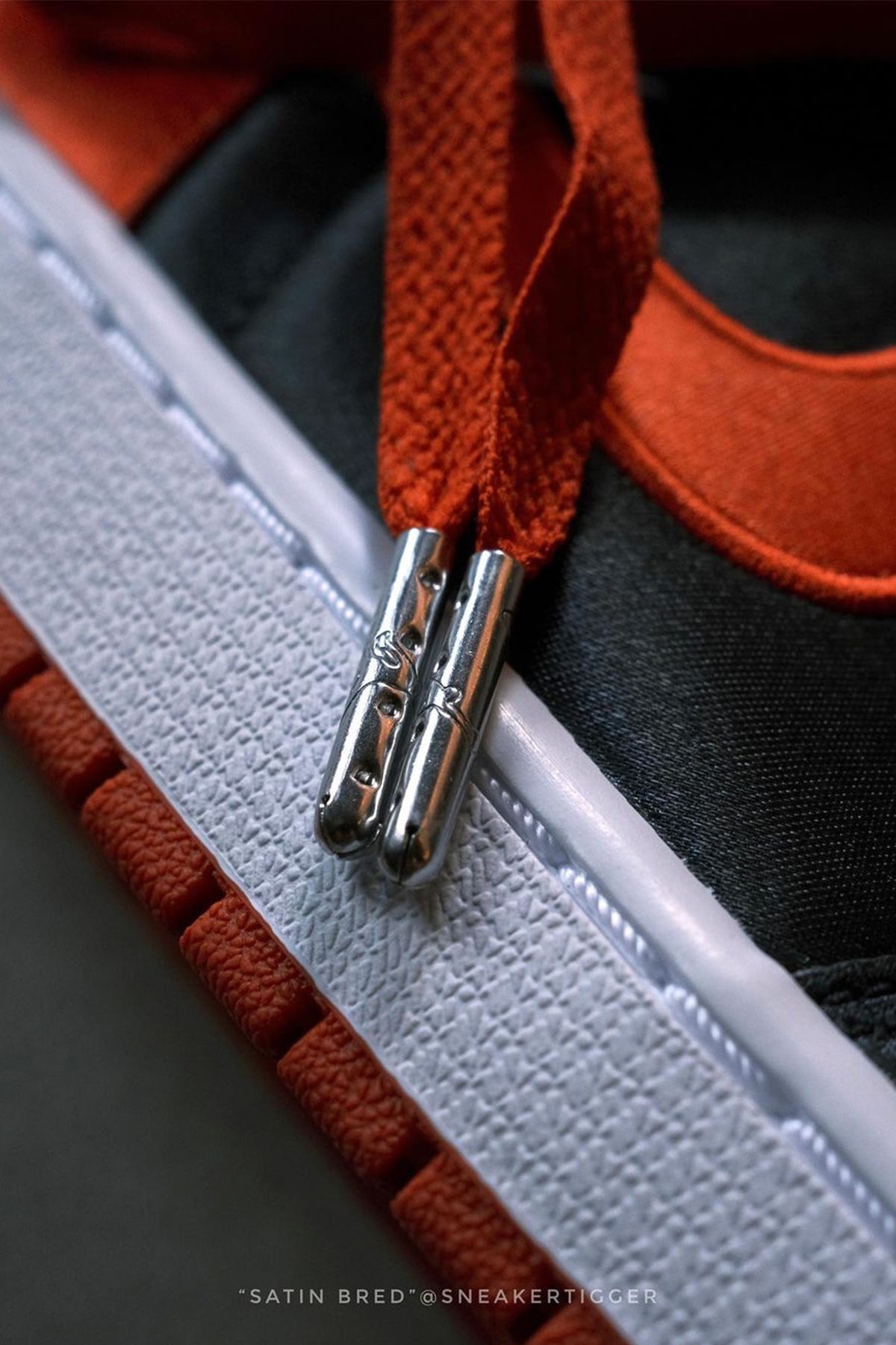 Air Jordan 1「Satin Bred」最新復刻鞋款細節圖輯公開