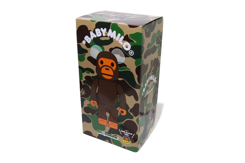 A BATHING APE® x BE@RBRICK 推出聯乘收藏品 Baby Milo