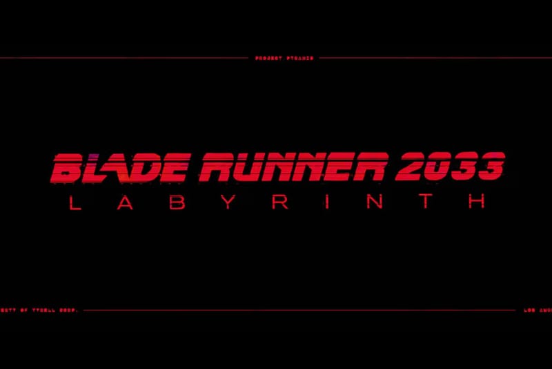 《銀翼殺手》確定推出同電影宇宙之改編電玩《Blade Runner 2033: Labyrinth》
