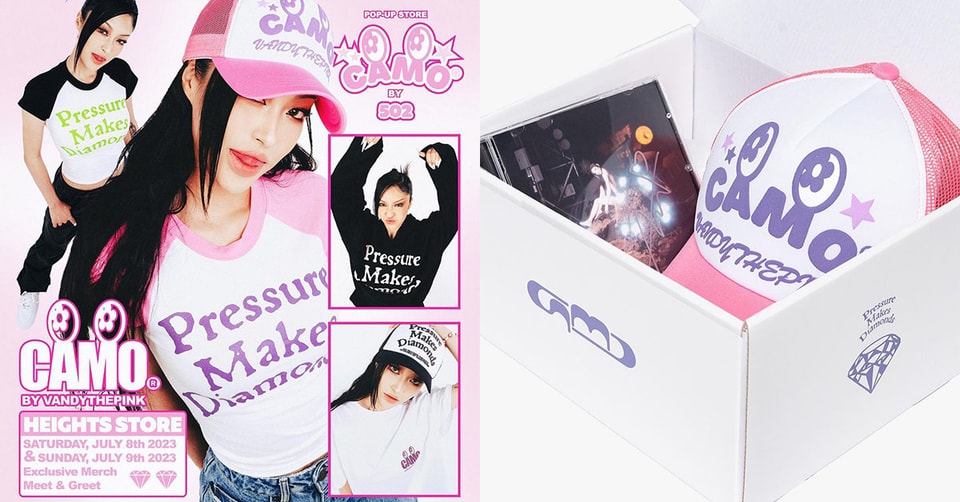 CAMO x Vandy The Pink 'Pressure Makes Diamonds' Merch