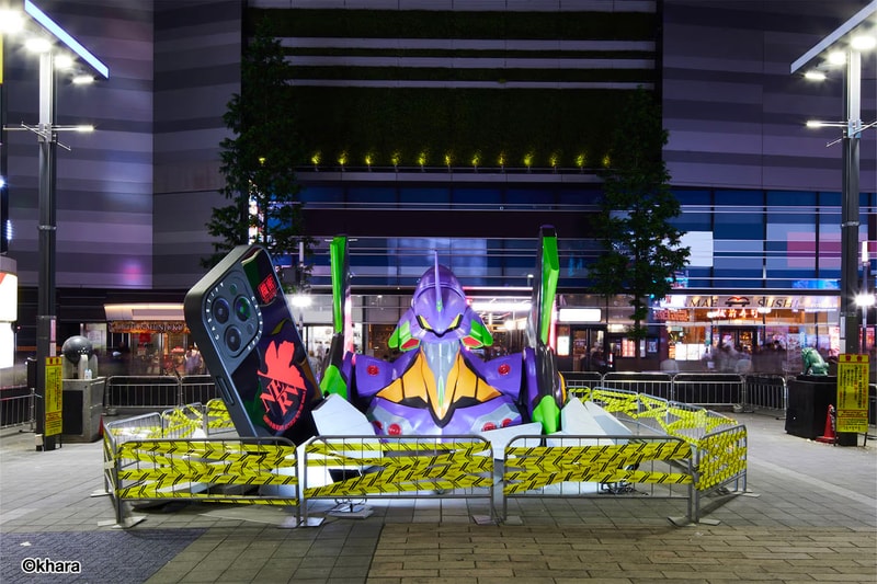 近賞 CASETiFY x《新世紀福音戰士 Evangelion》聯名「初號機」戶外裝置