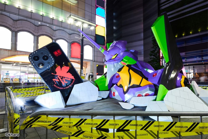 近賞 CASETiFY x《新世紀福音戰士 Evangelion》聯名「初號機」戶外裝置
