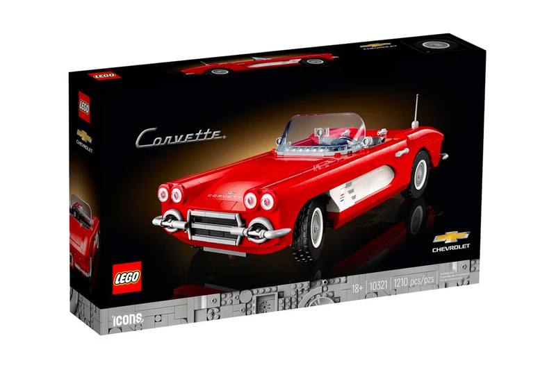 LEGO 推出經典車型 1961 Chevrolet Corvette 積木模型