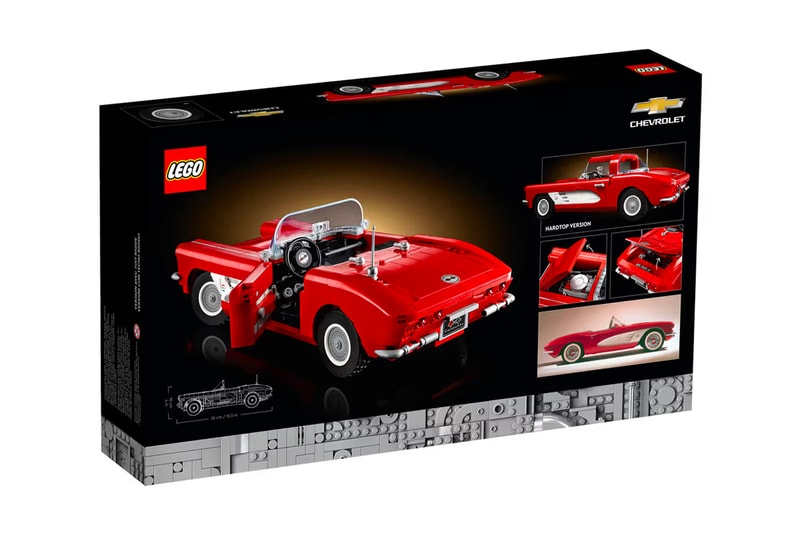 LEGO 推出經典車型 1961 Chevrolet Corvette 積木模型