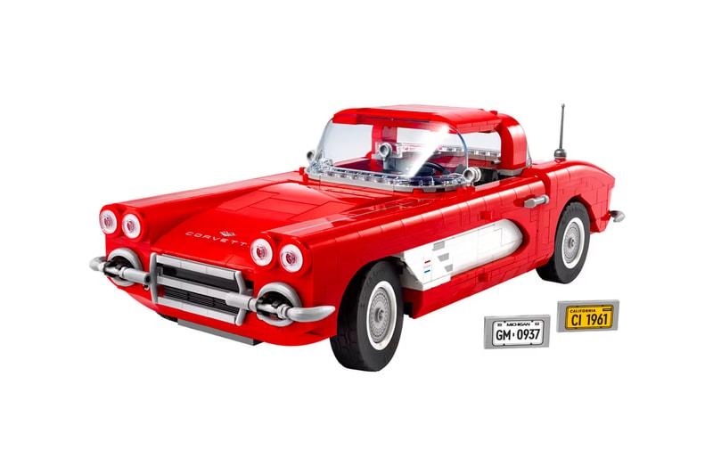 LEGO 推出經典車型 1961 Chevrolet Corvette 積木模型