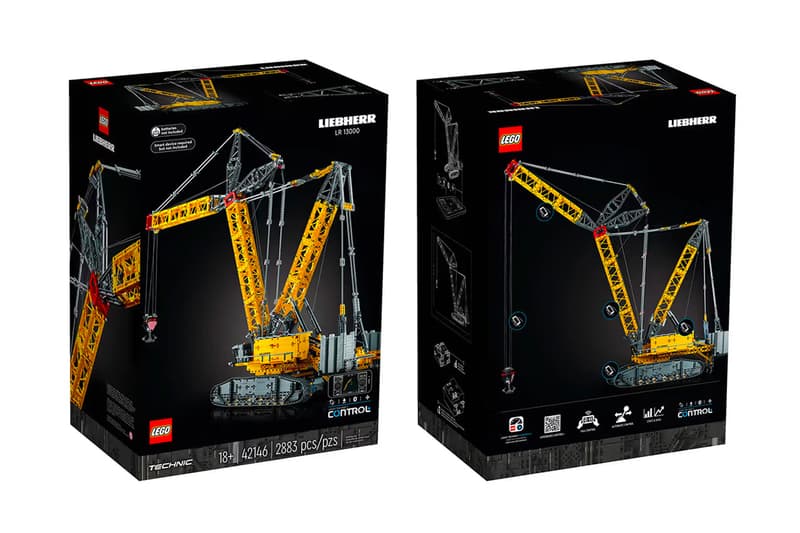 LEGO 正式推出 Liebherr 履帶式起重機「可遙控」全新積木模型