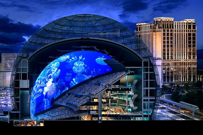 賭城新地標 MSG Sphere 展開點燈儀式