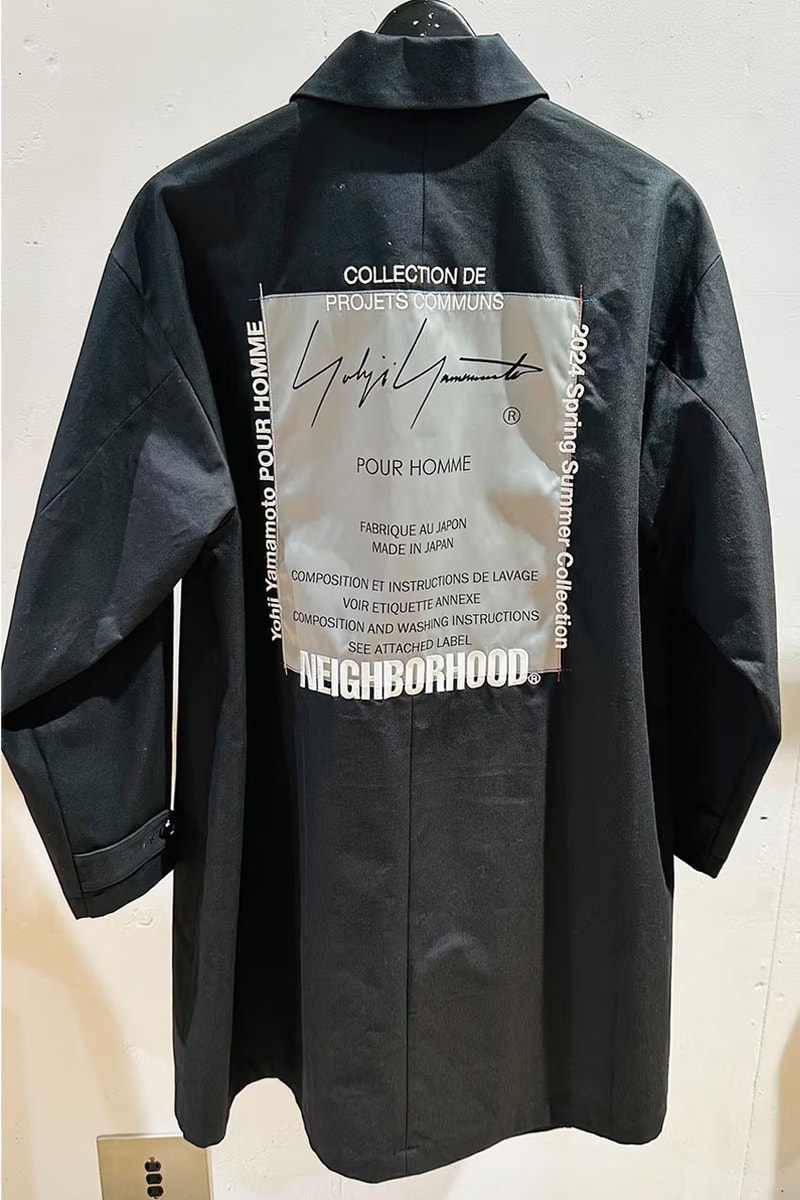 率先近賞 NEIGHBORHOOD x Yohji Yamamoto 最新聯名系列