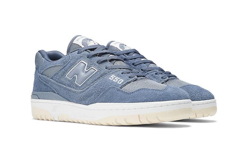 率先近賞 New Balance 550 全新藍色、灰色麂皮迭代