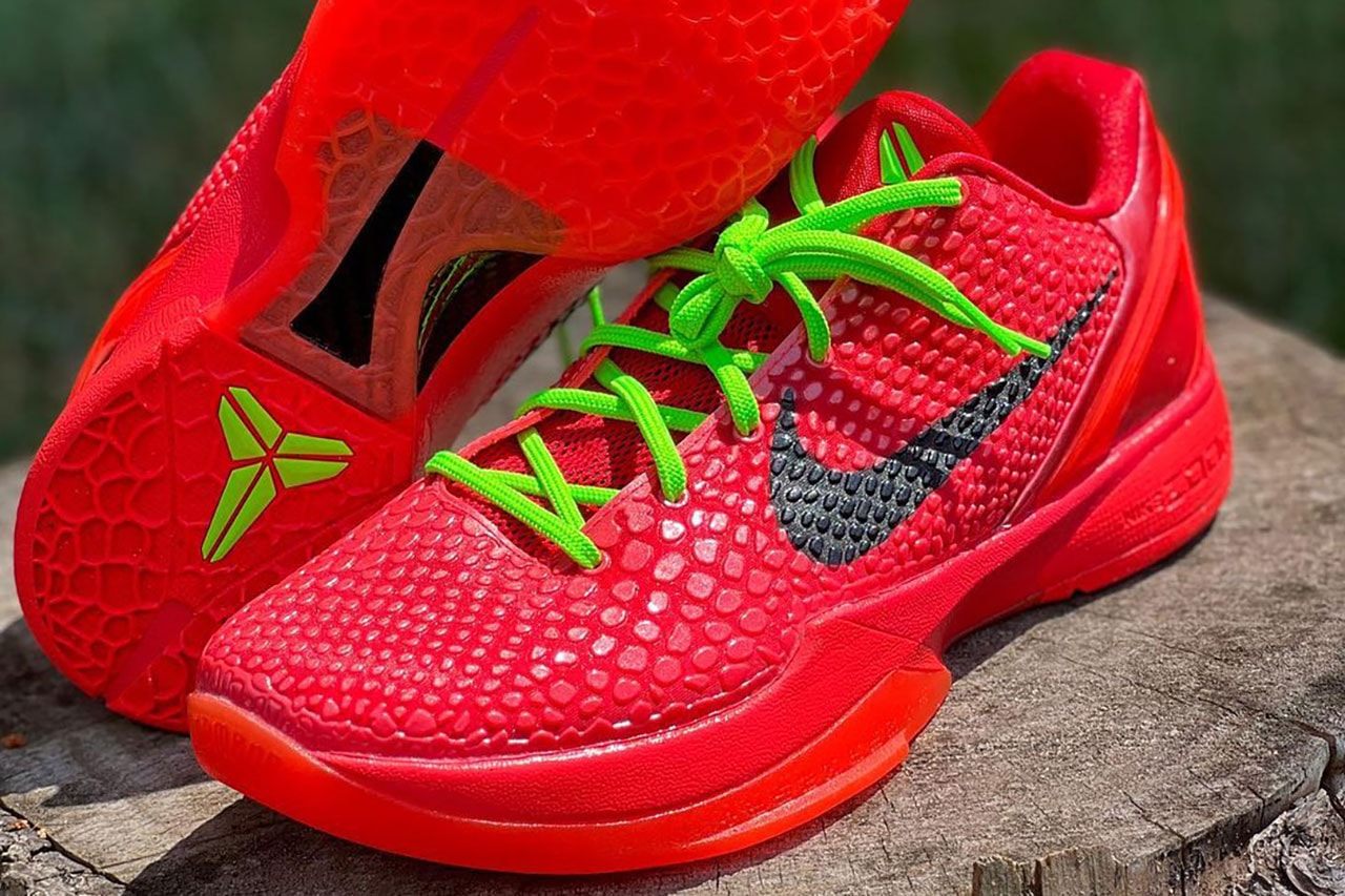 Nike Kobe 6 Protro 最新配色「Reverse Grinch」釋出全新近賞圖輯
