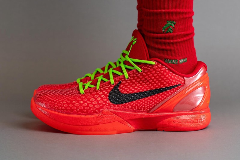 率先上腳 Nike Kobe 6 Protro 最新配色「Reverse Grinch」