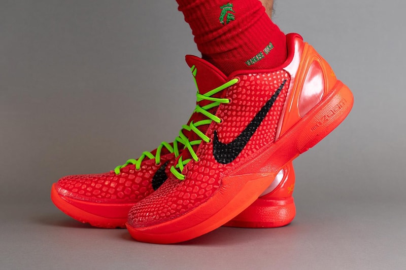 率先上腳 Nike Kobe 6 Protro 最新配色「Reverse Grinch」