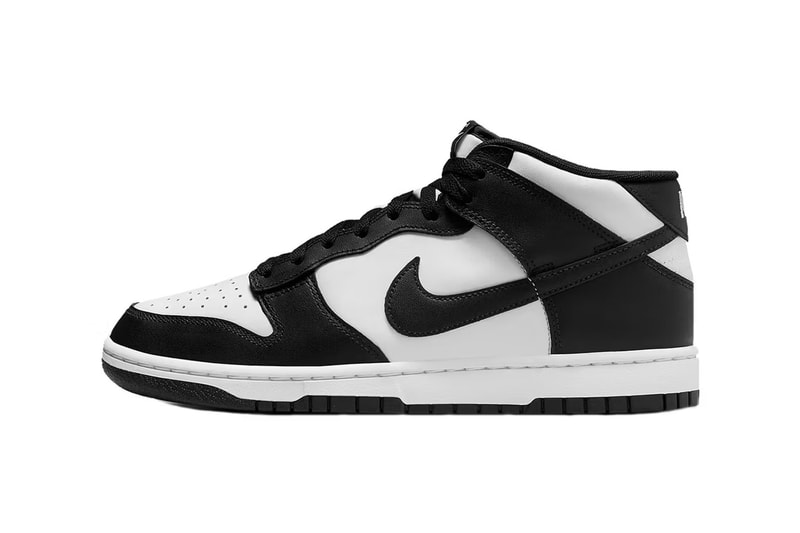 Nike Dunk Mid 推出全皮革「Panda」配色