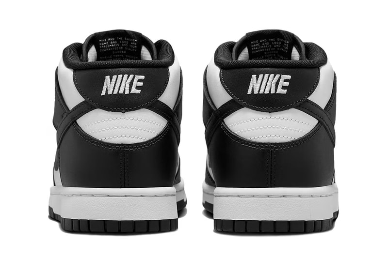 Nike Dunk Mid 推出全皮革「Panda」配色