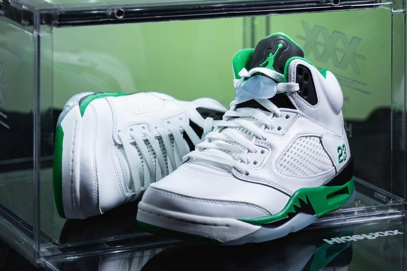 率先近賞 Air Jordan 5 最新配色「Lucky Green」