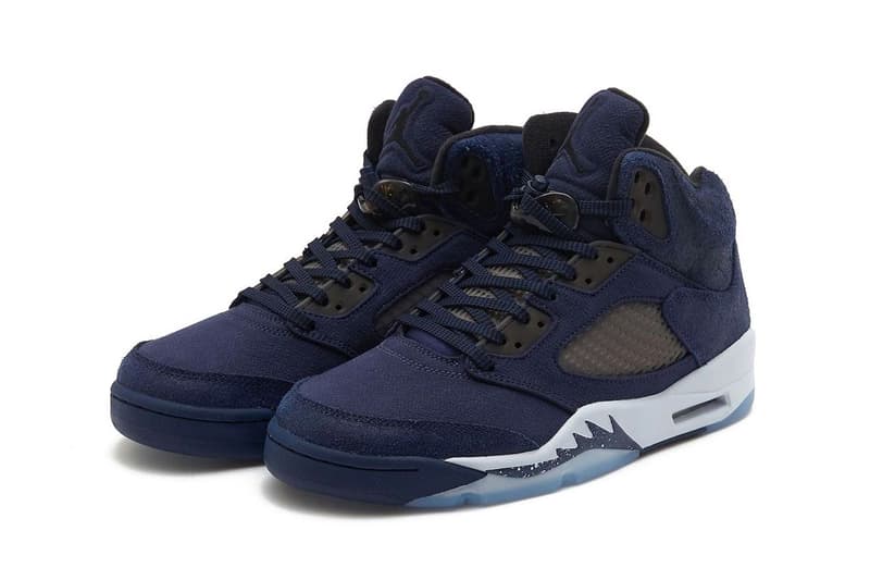 Air Jordan 5 最新配色「Midnight Navy」率先曝光