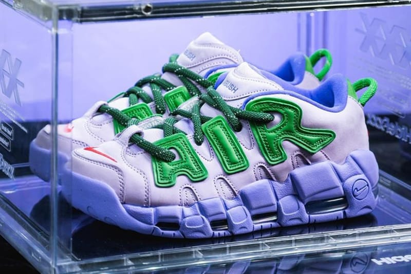 近賞 AMBUSH x Nike Air More Uptempo Low 最新配色「Lilac」