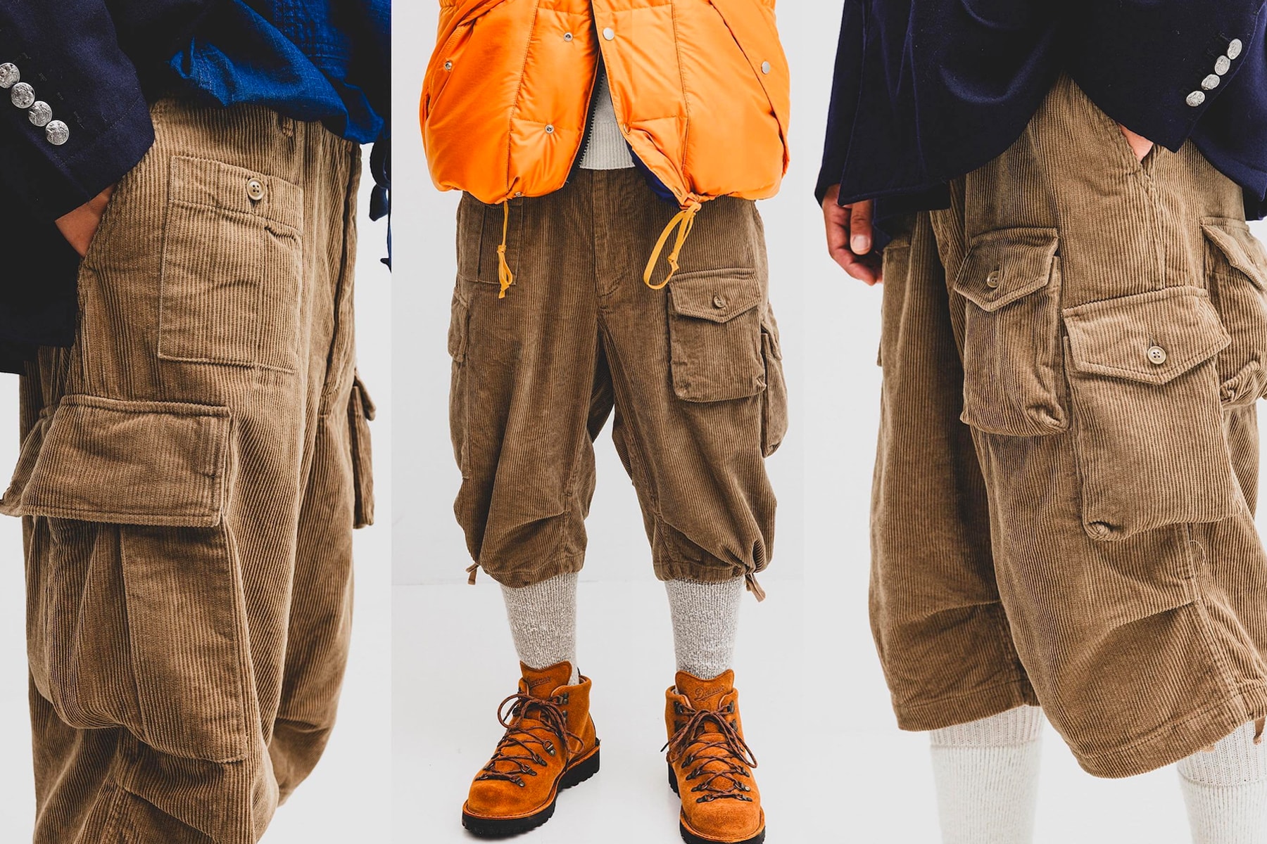 Engineered Garments 攜手 BEAMS PLUS 打造全新褲款「BDU 3/4 Corduroy Shorts」