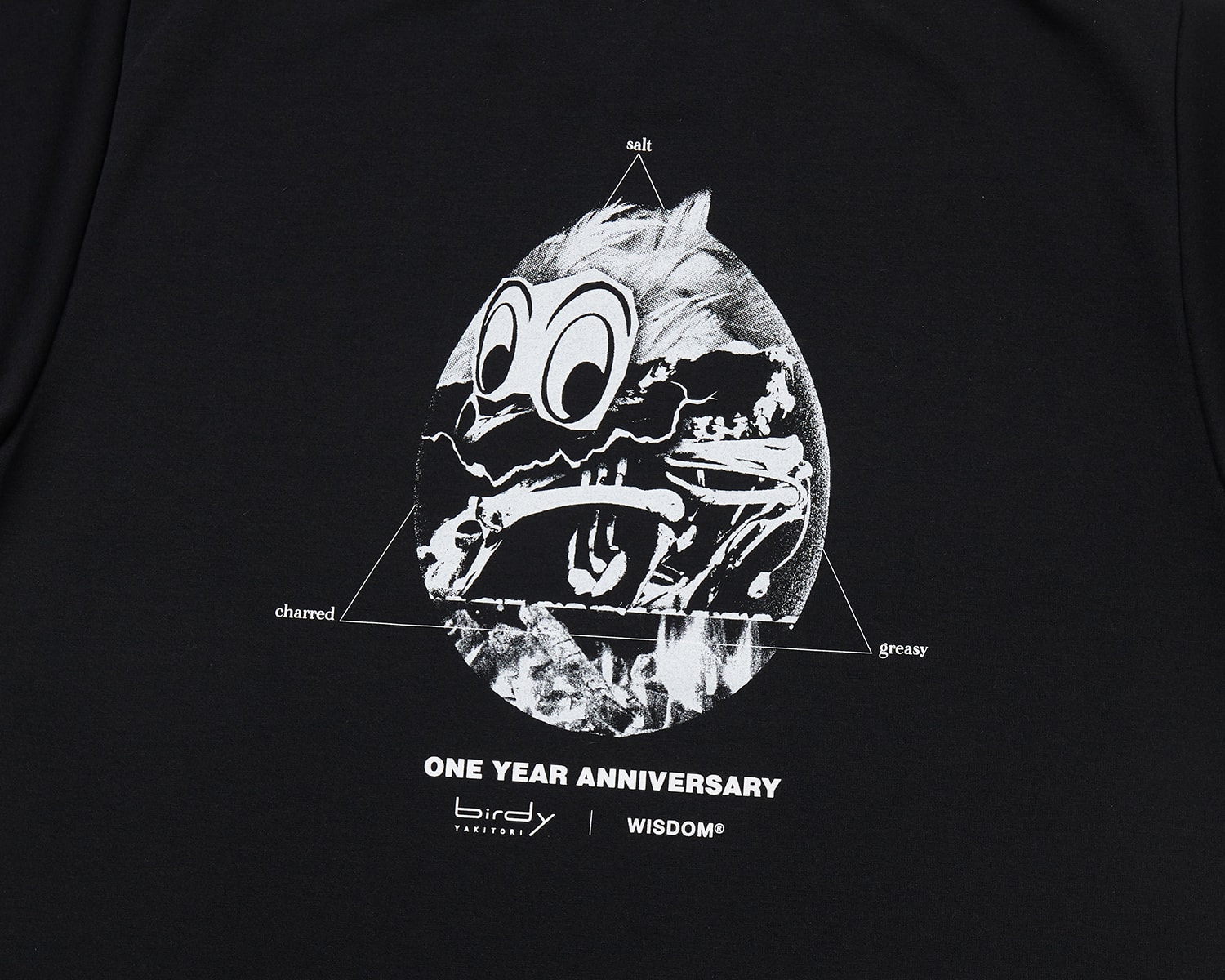 台北知名燒鳥餐廳「birdy 燒鳥狂想曲」攜手 WISDOM® 打造一週年聯名限量 T-Shirt