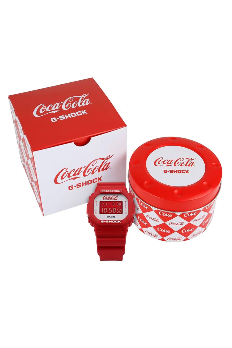 Coca-Cola x G-Shock 最新聯名系列錶款發佈