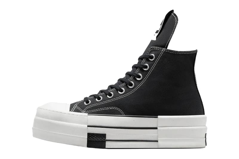 Converse 再度攜手 Rick Owens DRKSHDW 打造全新聯名鞋款 DBL DRKSTAR Chuck 70