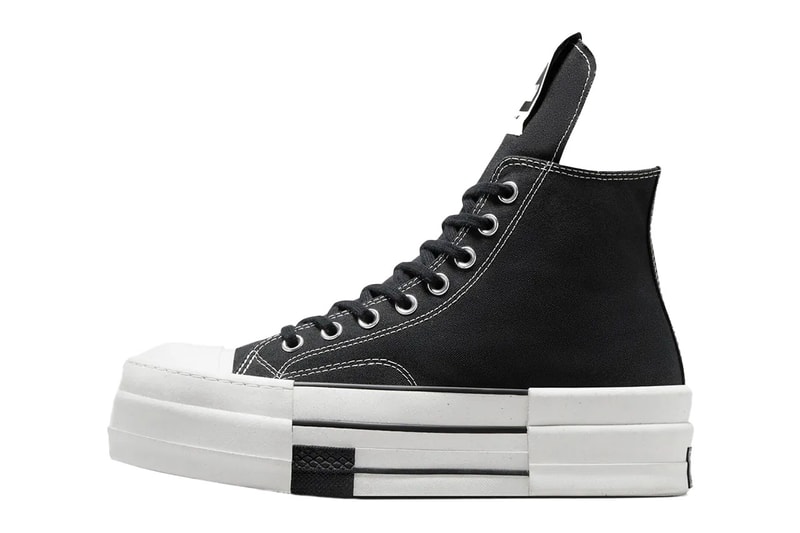 Converse 再度攜手 Rick Owens DRKSHDW 打造全新聯名鞋款 DBL DRKSTAR Chuck 70