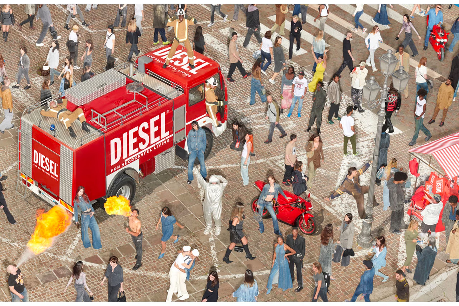 Diesel 全新 2023 秋季系列廣告大片「Find the D」正式發佈