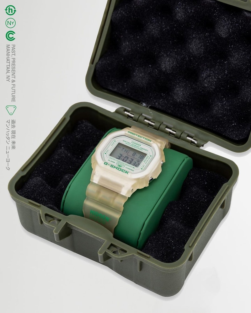 HIDDEN.NY x G-Shock DW-5600 聯名錶款正式發佈
