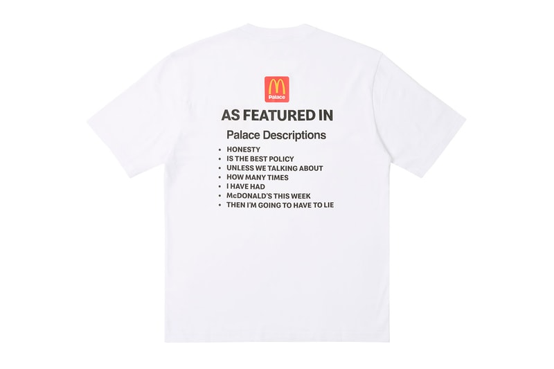 Palace Skateboards x McDonald’s 聯名系列全面上架