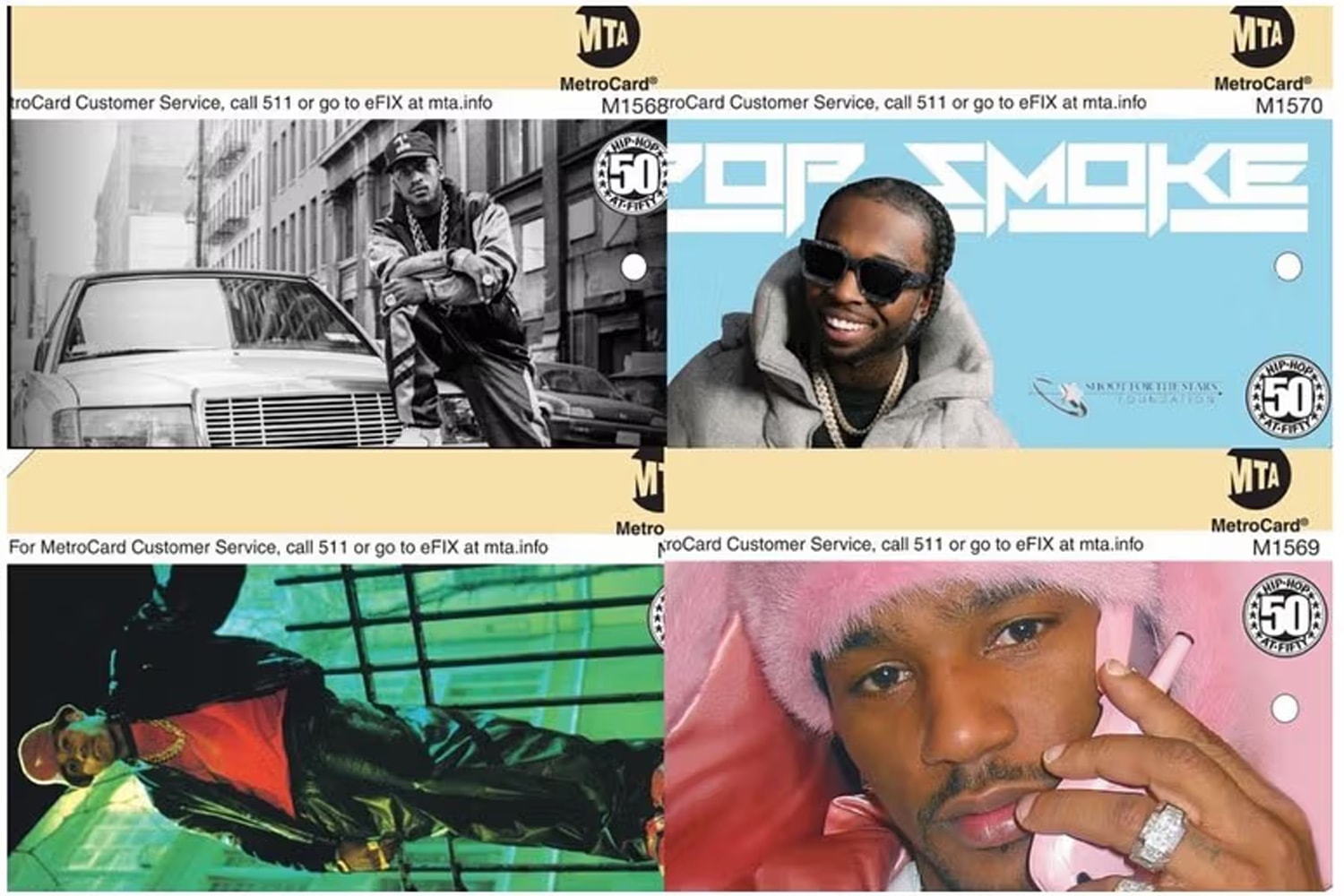 MTA 發布紀念嘻哈音樂誕辰 50 周年限量地鐵卡