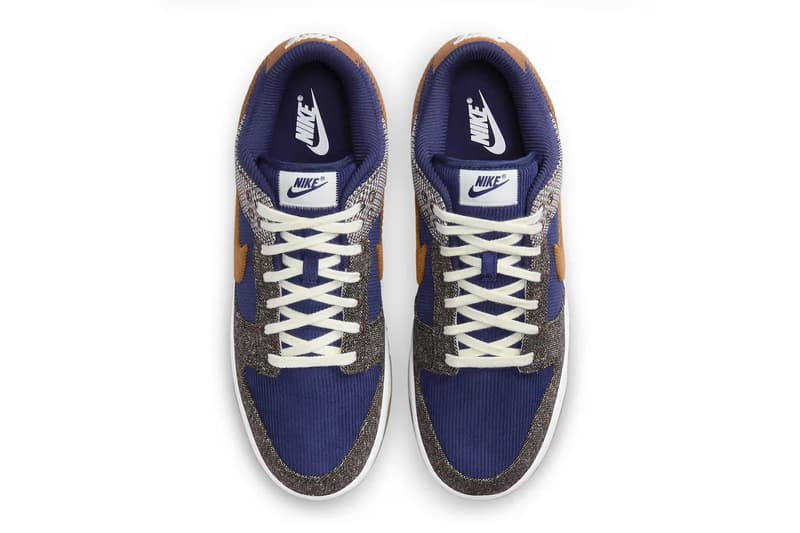 Nike Dunk Low 推出全新配色「Midnight Navy/Ale Brown」