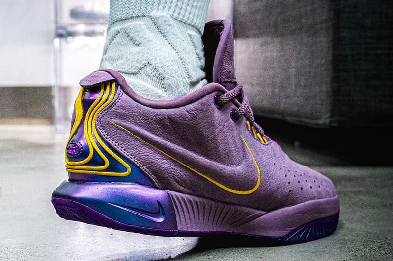 率先上腳 Nike LeBron 21 最新配色「Violet Dust」