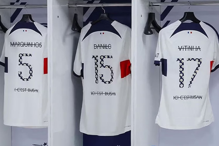Paris Saint-Germain x PEACEMINUSONE 聯名球衣率先亮相