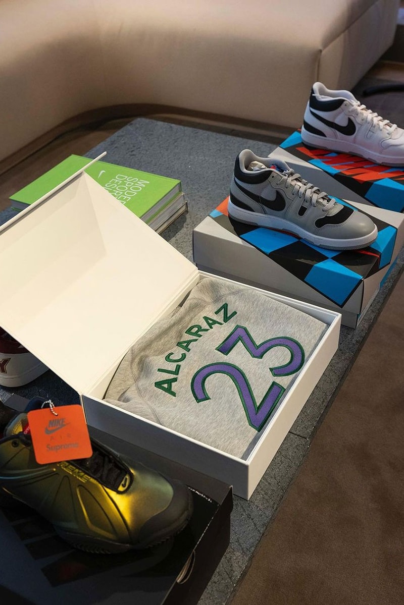 網壇新星 Carlos Alcaraz 親自曝光 Supreme x Nike Courtposite 聯名鞋款